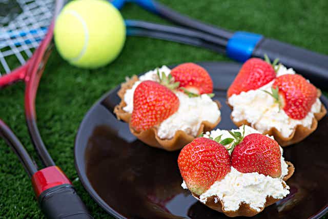 <p>The sweet treat is synonymous with Wimbledon</p>