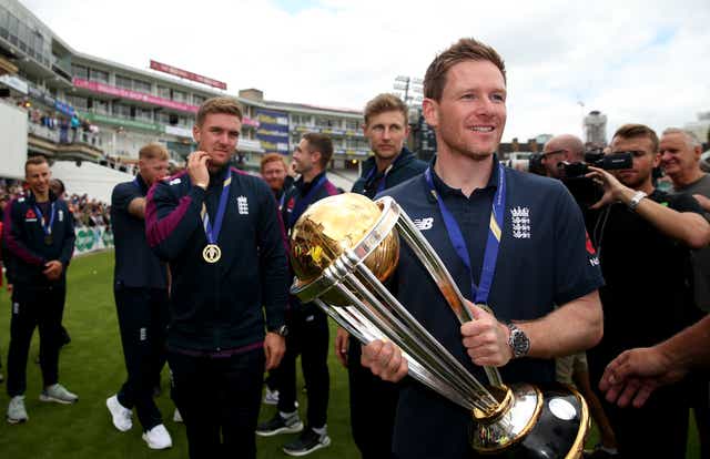 Eoin Morgan led England to World Cup glory in 2019 (Steven Paston/PA)