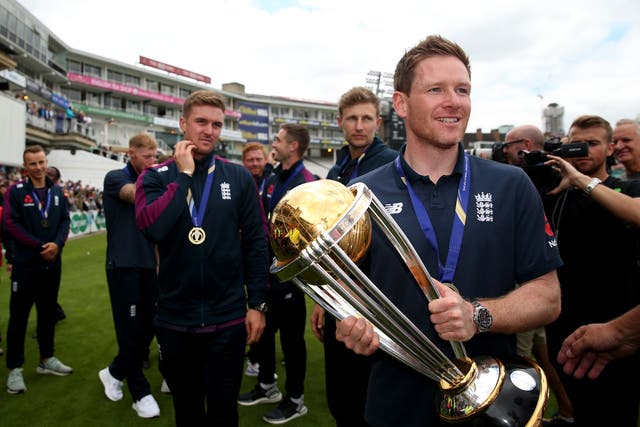 Eoin Morgan led England to World Cup glory in 2019 (Steven Paston/PA)