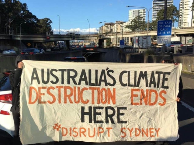 Climate activists ‘disrupted’ parts of Sydney on Monday during rush-hour traffic