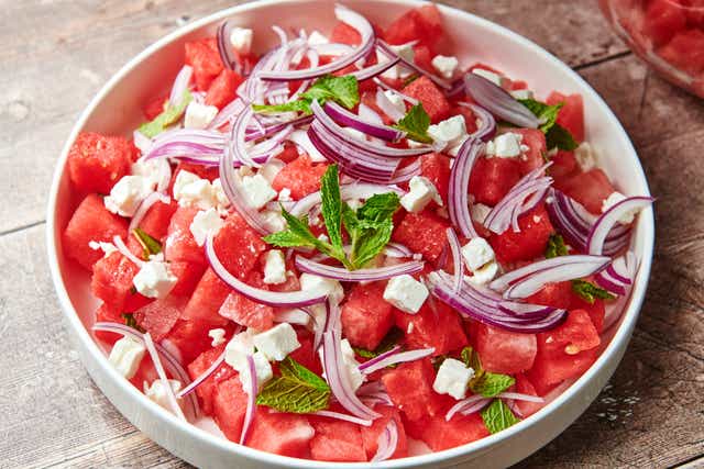 Food-Watermelon Feta Salad