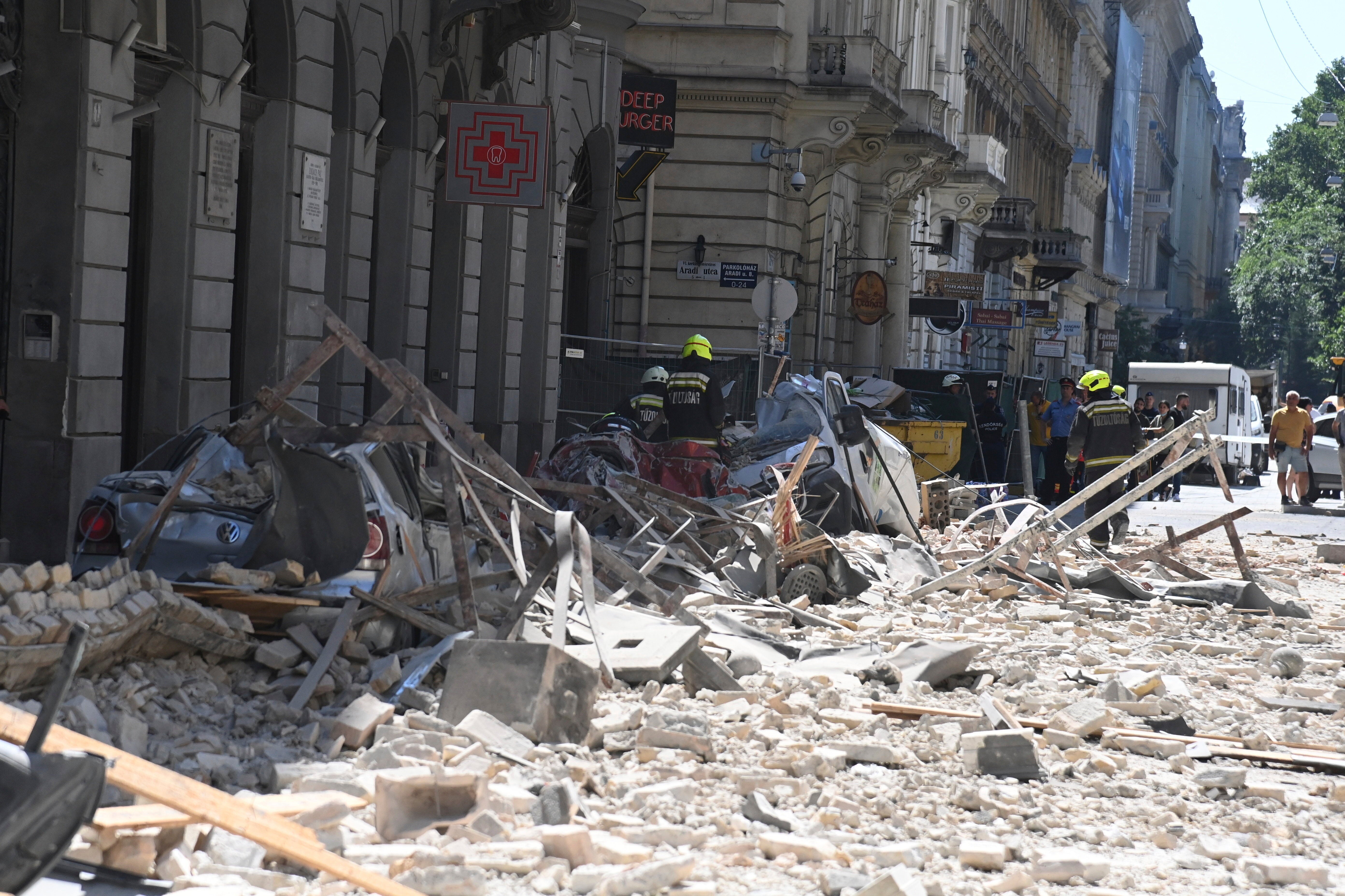 Hungary Building Collapse