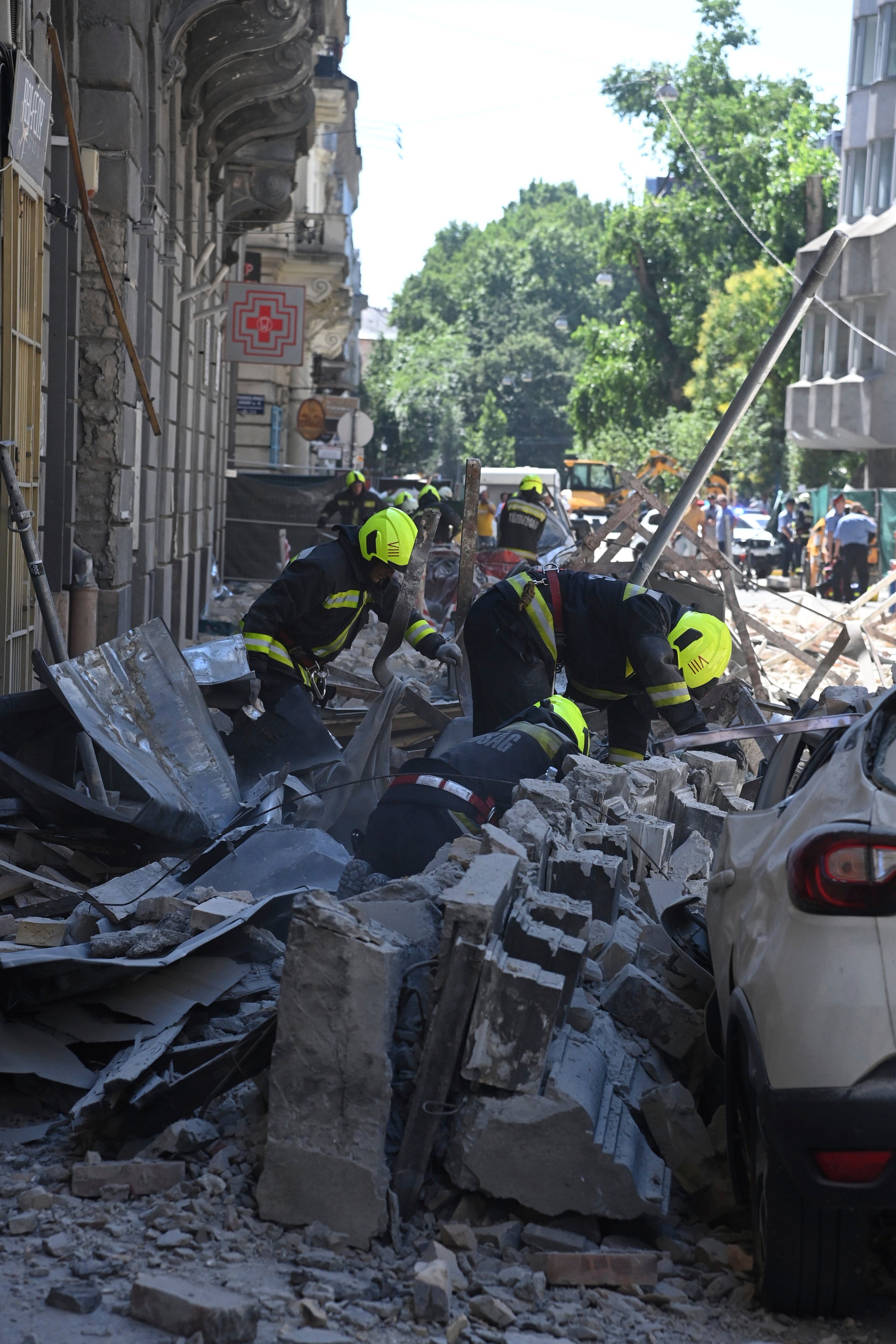 Hungary Building Collapse