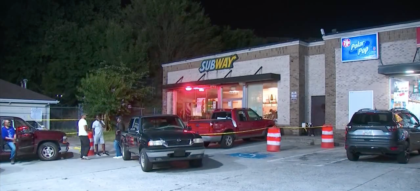 Atlanta police say the Subway shooting happened at around 6:30pm at a store located at a gas station on Northside Drive Southwest in the city’s downtown