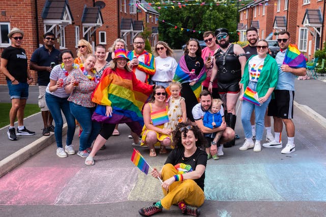 Batt Close hosted their tiny Pride parade for a third year (RB Films)