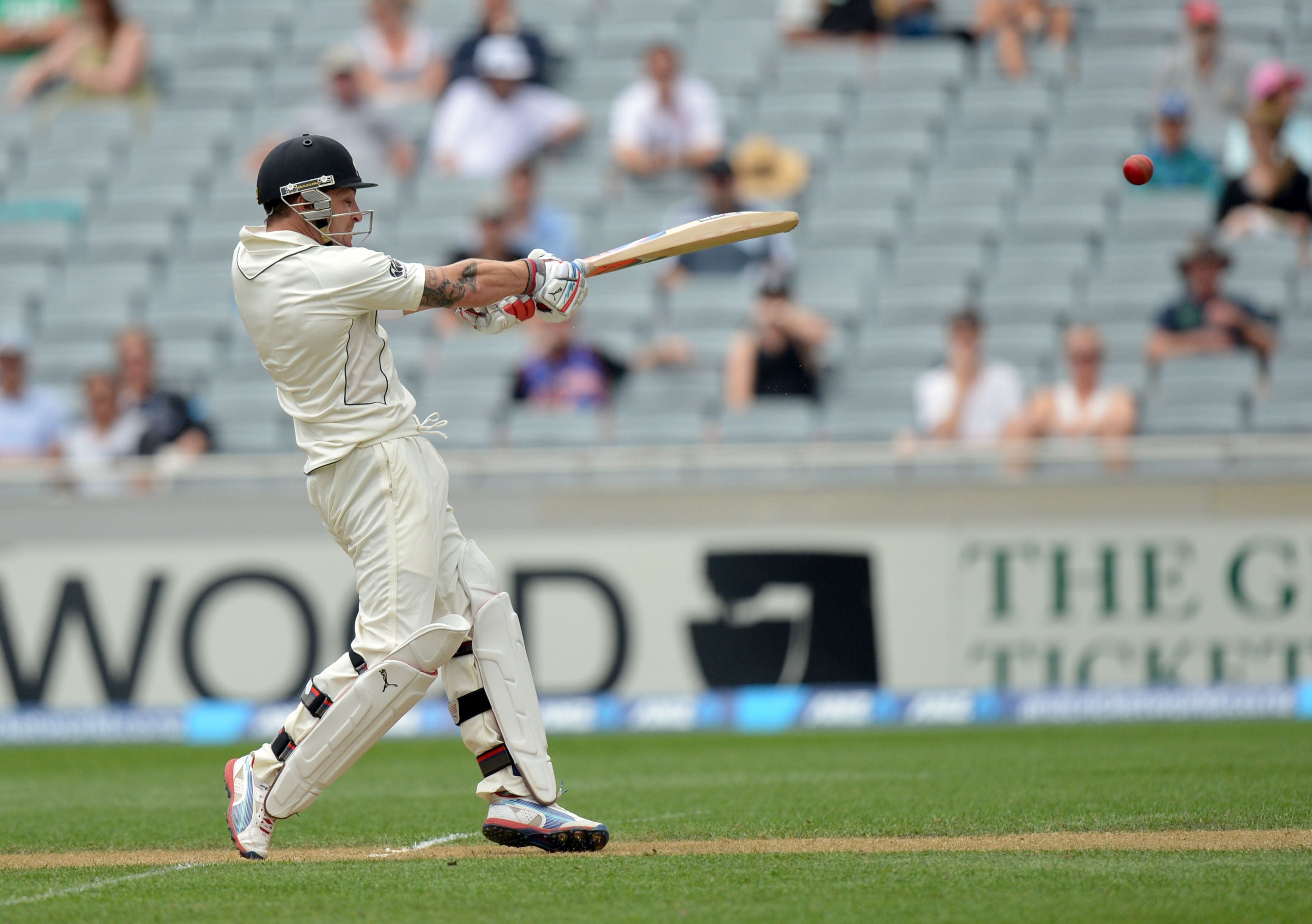 Bairstow matched a feat achieved by only his coach Brendon McCullum, pictured, and two others (Anthony Devlin/PA)