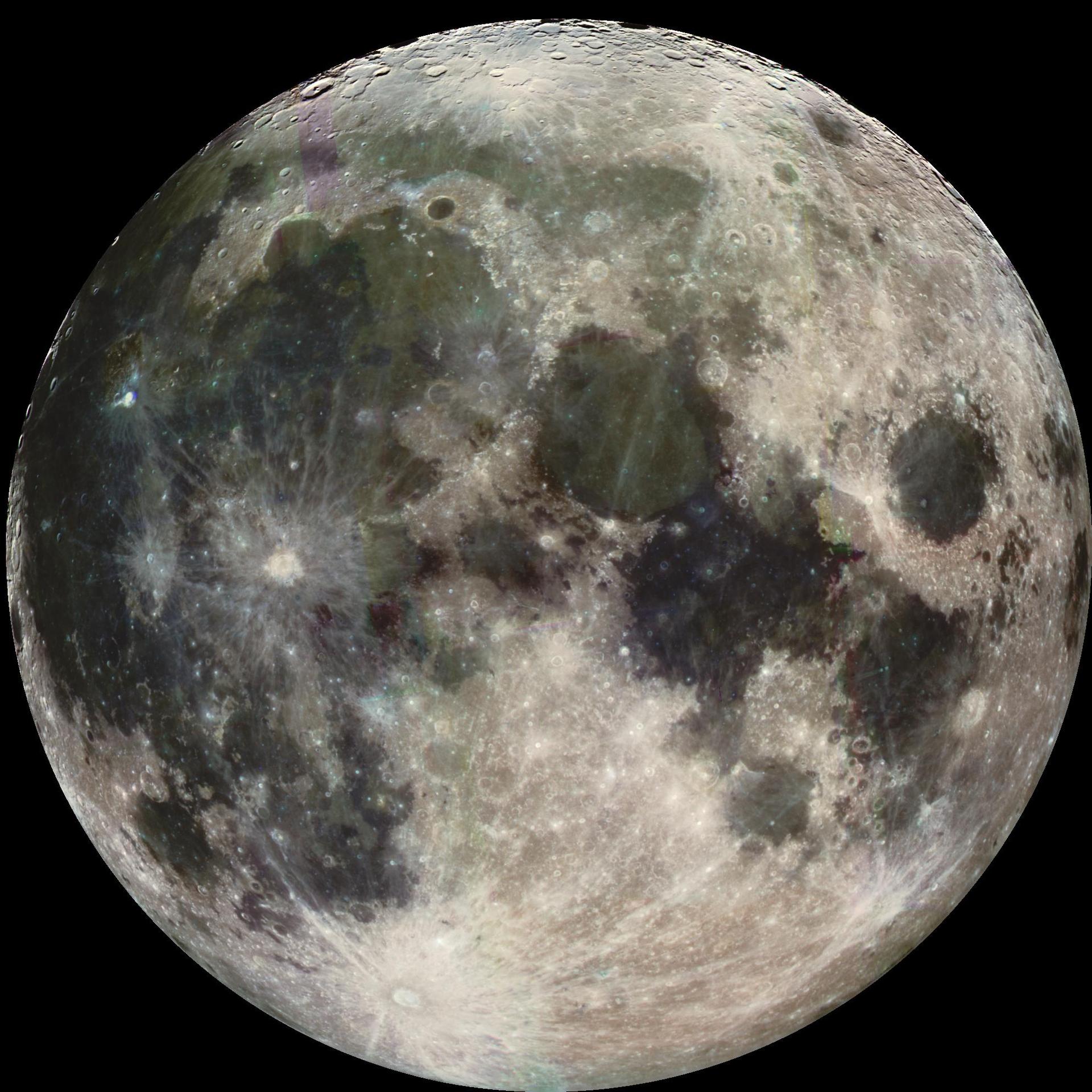 The Moon as seen by Nasa’s Galileo spacecraft