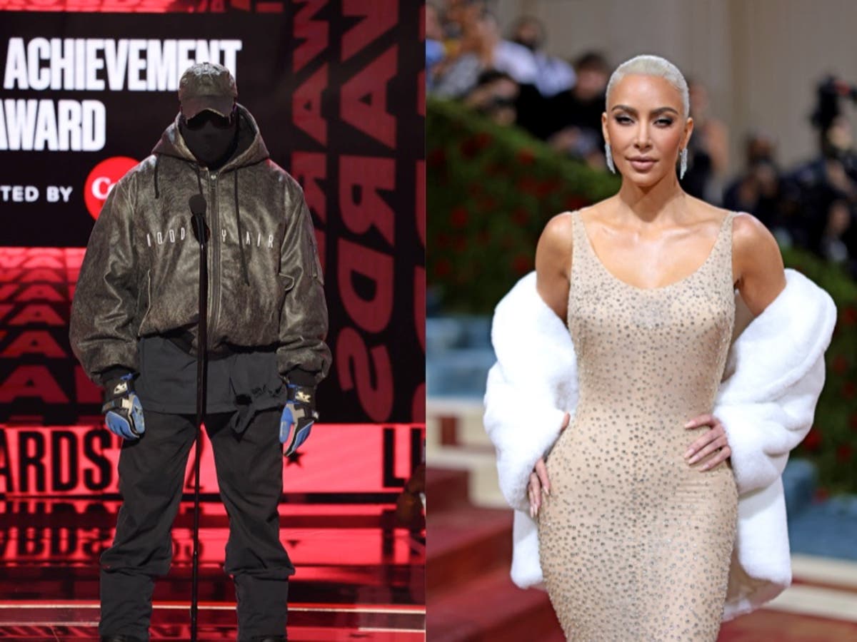 Kanye West references &lsquo;my wife&rsquo; Kim Kardashian during BET Awards speech