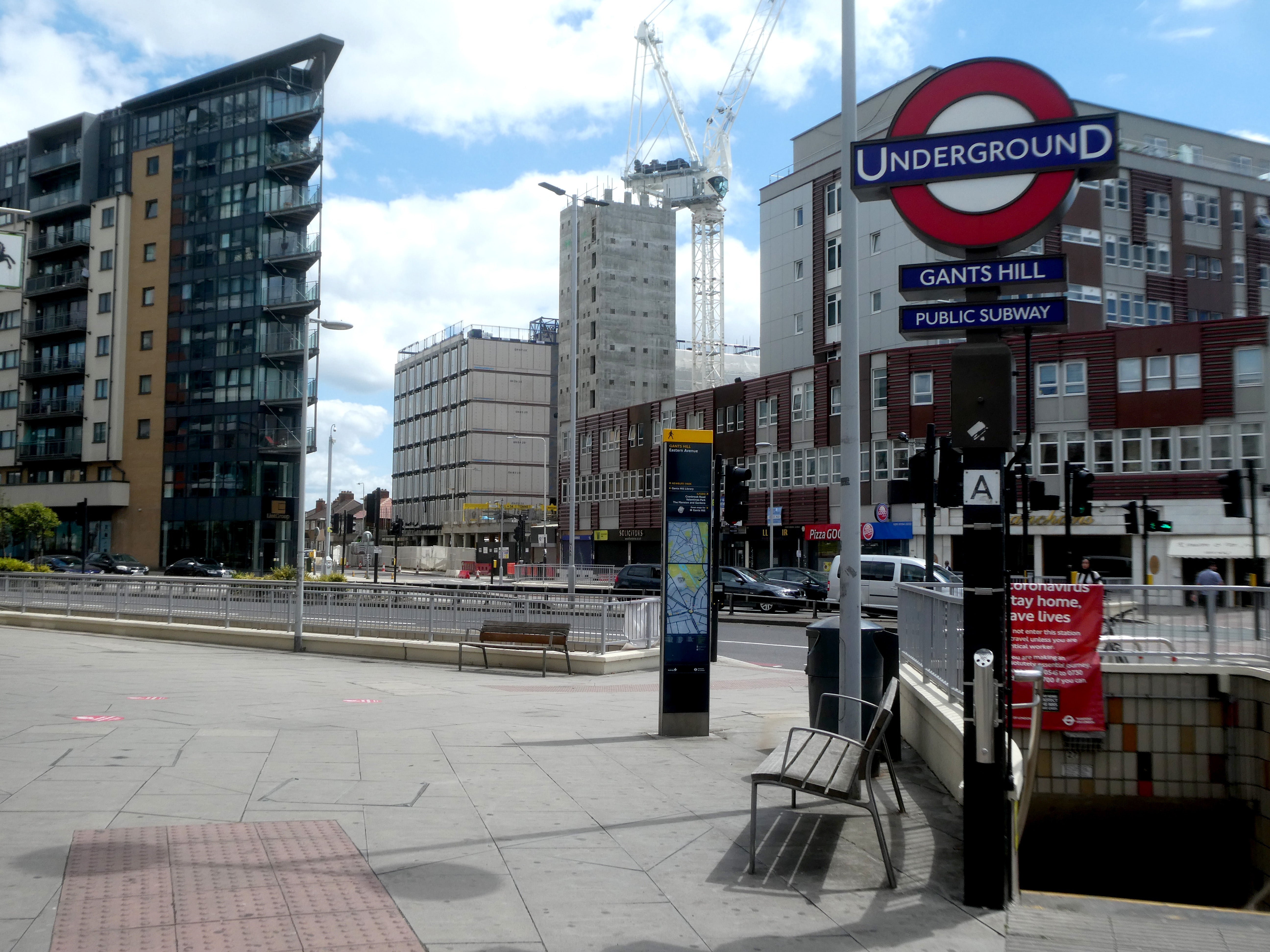 Aleena was walking towards Gants Hill station