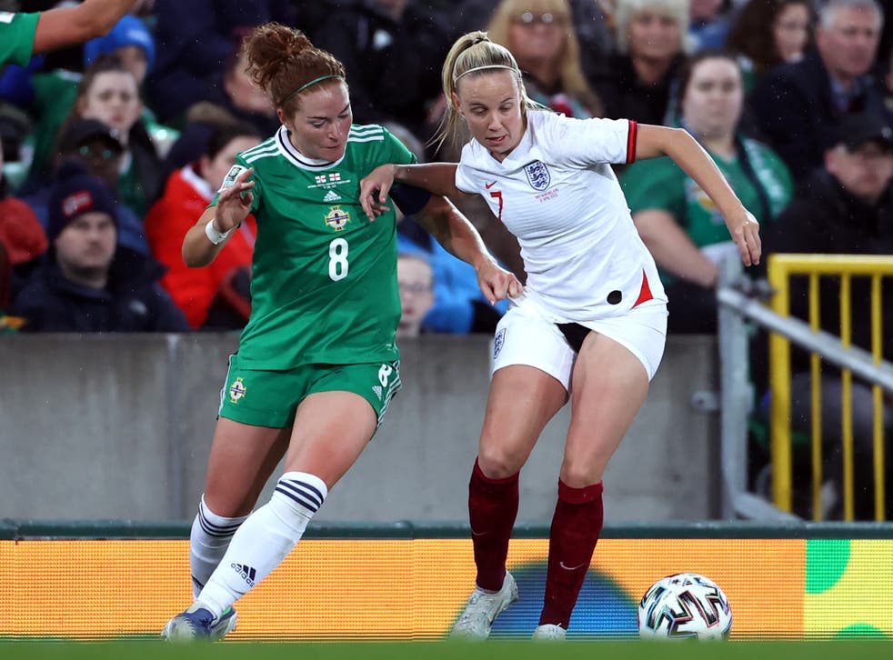 Marissa Callaghan (left) has been named in Northern Ireland’s squad for Euro 2022 (Liam McBurney/PA)