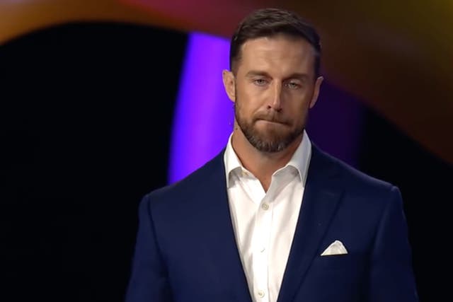 <p>Alex Smith speaking about his NFL career in November last year</p>