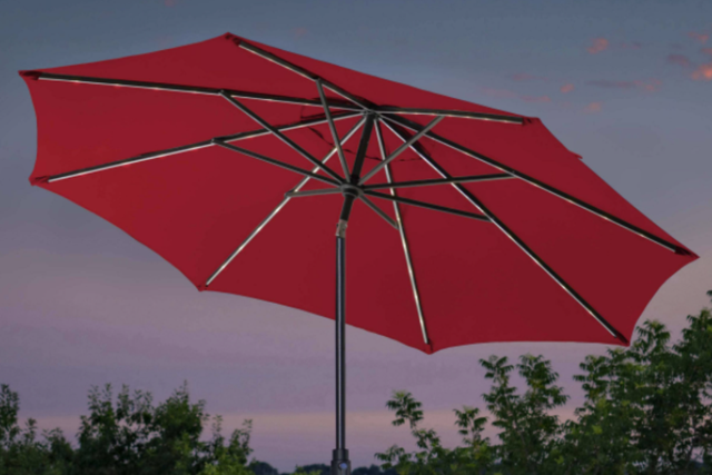 <p>The US Consumer Product Safety Commission issued a recall on Thursday for the 10-foot SunVilla Solar LED Market Umbrella after the agency said they’d received reports that lithium-ion batteries in the umbrella’s solar panel can overheat and potentially catch fire</p>