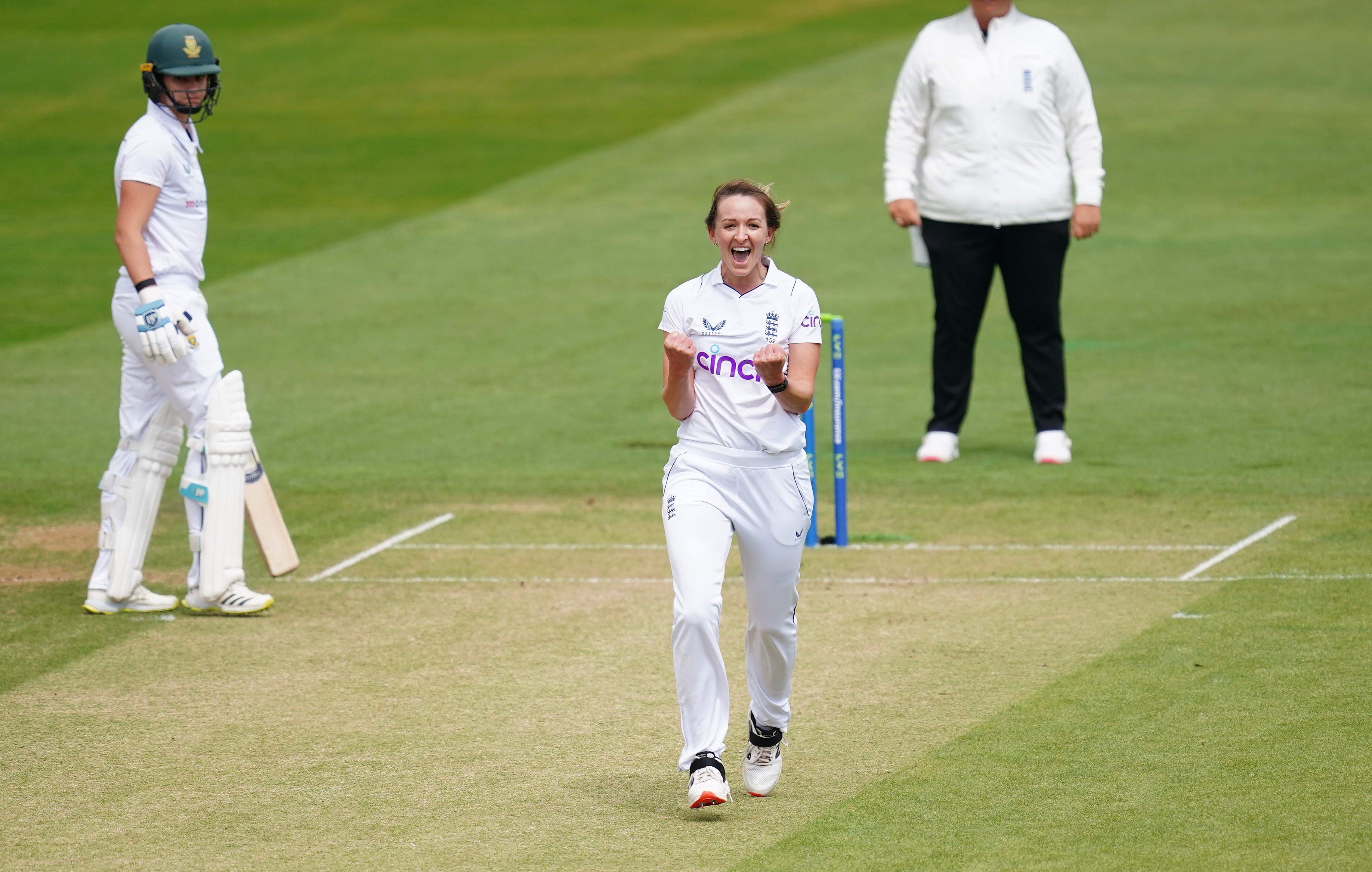 Kate Cross hailed South Africa all-rounder Marizanne Kapp’s ‘outstanding’ 150 (David Davies/PA)