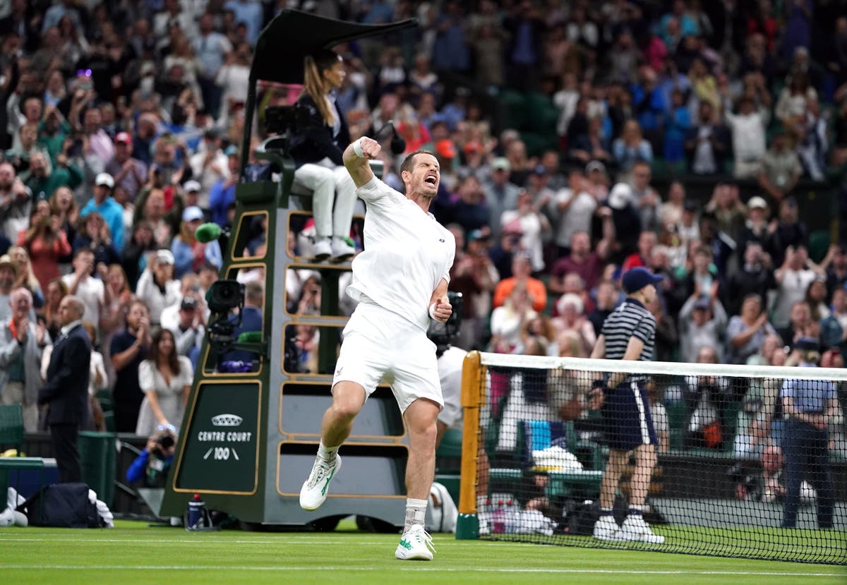 Andy Murray utilises underarm serve in first-round win at Wimbledon