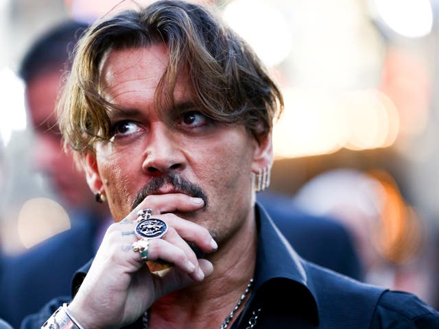 <p>Johnny Depp attends the premiere of Disney’s ‘Pirates Of The Caribbean: Dead Men Tell No Tales’ in 2017</p>