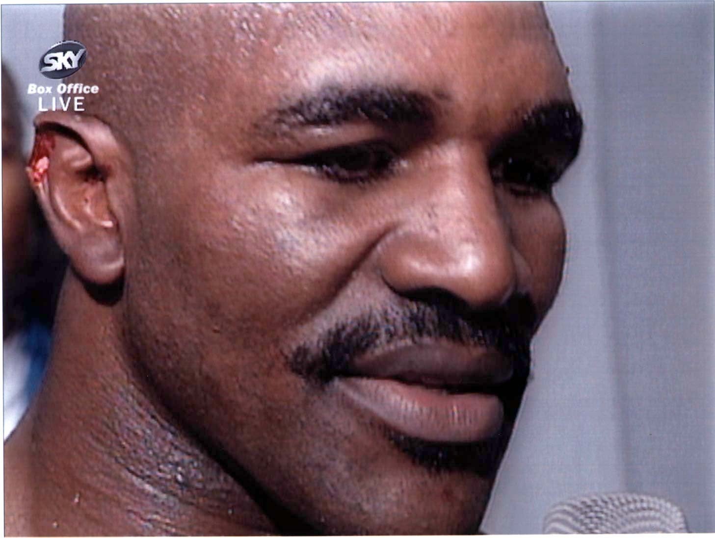Evander Holyfield forgave Mike Tyson for his shocking assault (Sky Sports/PA handout)