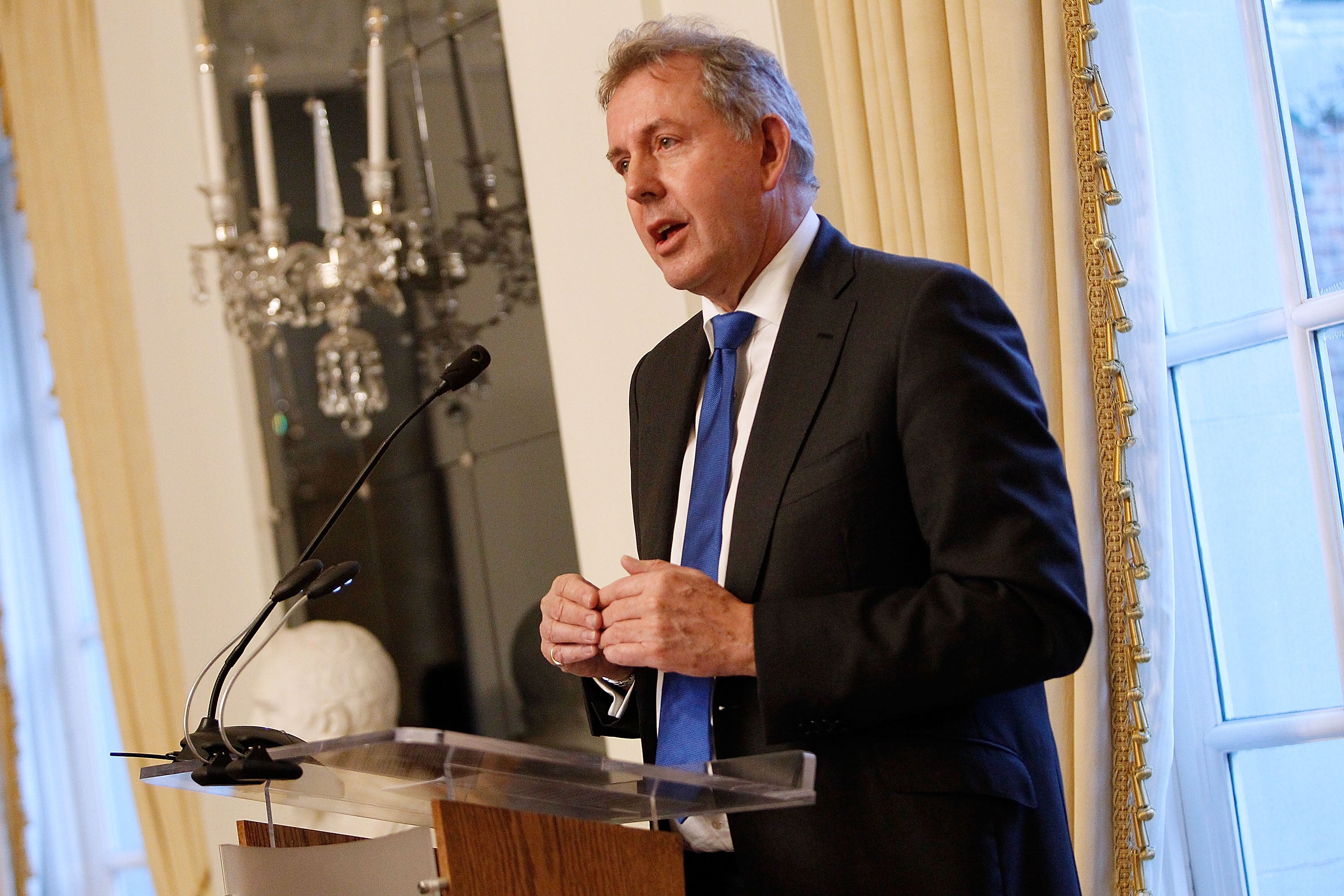 Sir Kim Darroch was appointed to the House of Lords by Theresa May in 2019