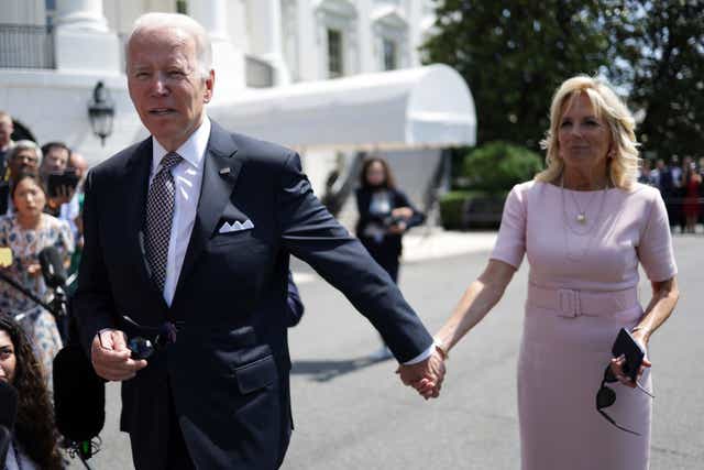 <p>President Joe Biden and Jill Biden</p>