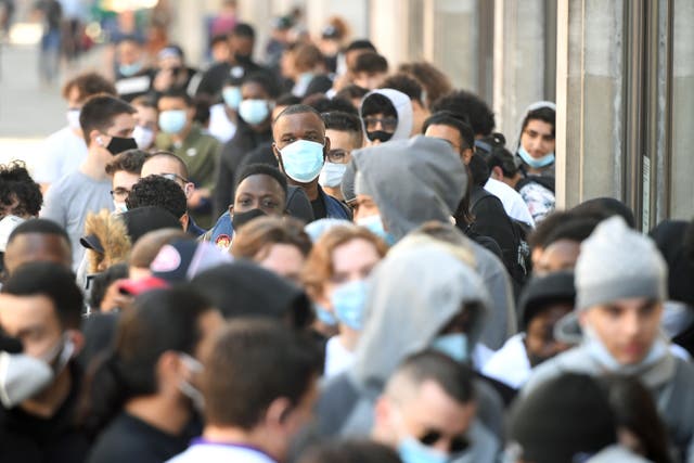 The population of England and Wales stood at 59.6 million on the day of the 2021 census (Dominic Lipinski/PA)
