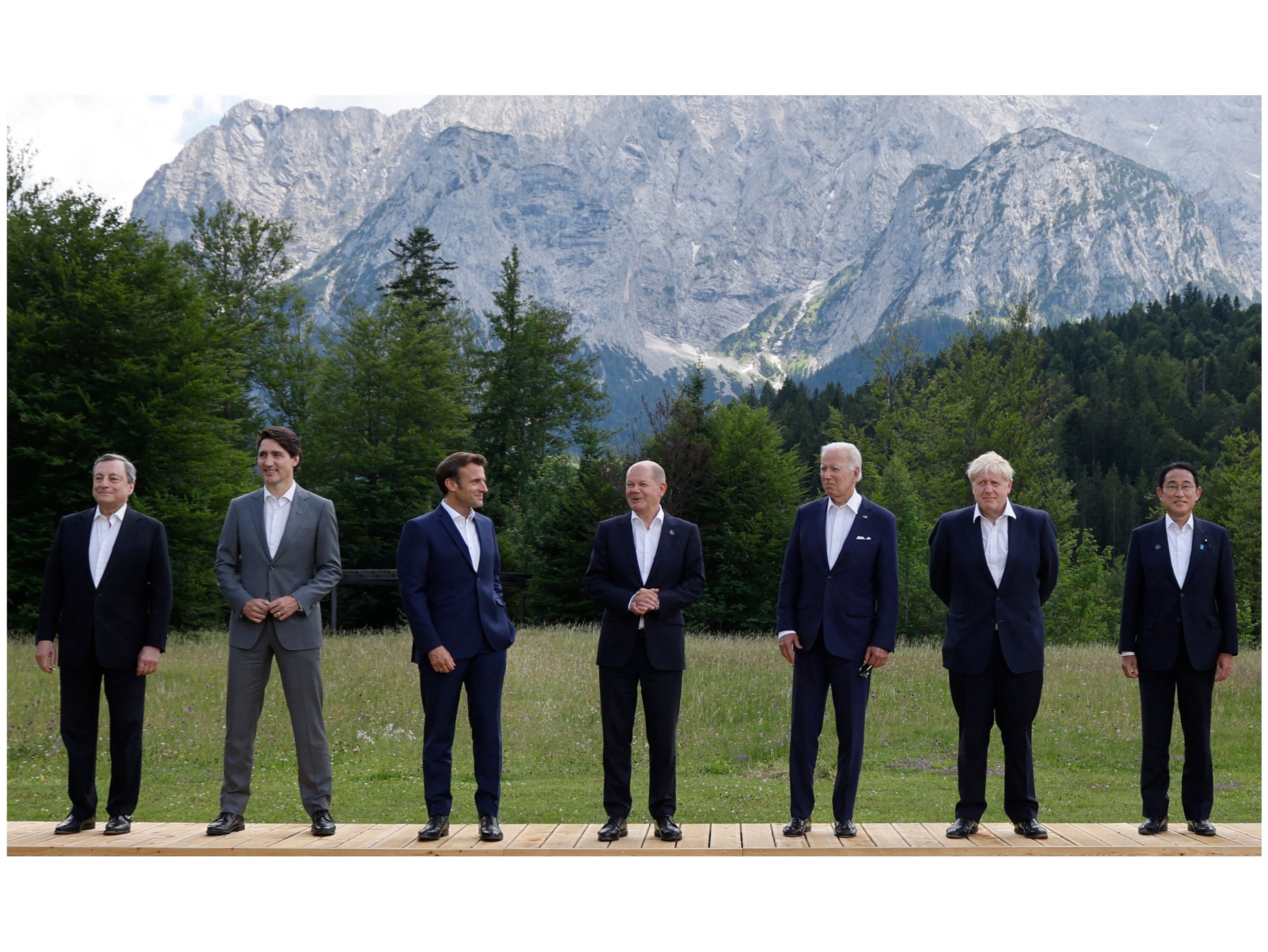World leaders at the G7 Summit