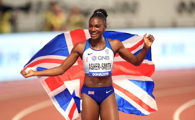 Great Britain’s Dina Asher-Smith won the 200m in Doha (Mike Egerton/PA)