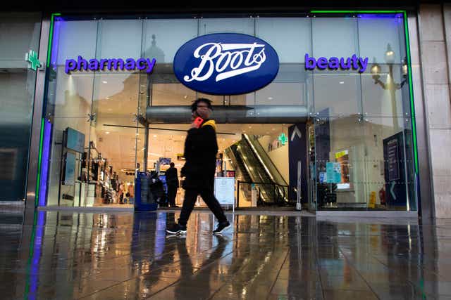 Walgreens Boots Alliance (WBA) has halted plans to sell Boots (David Parry/PA)