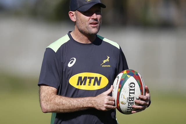 <p>Jacques Nienaber expects South Africa to be tested by Wales</p>