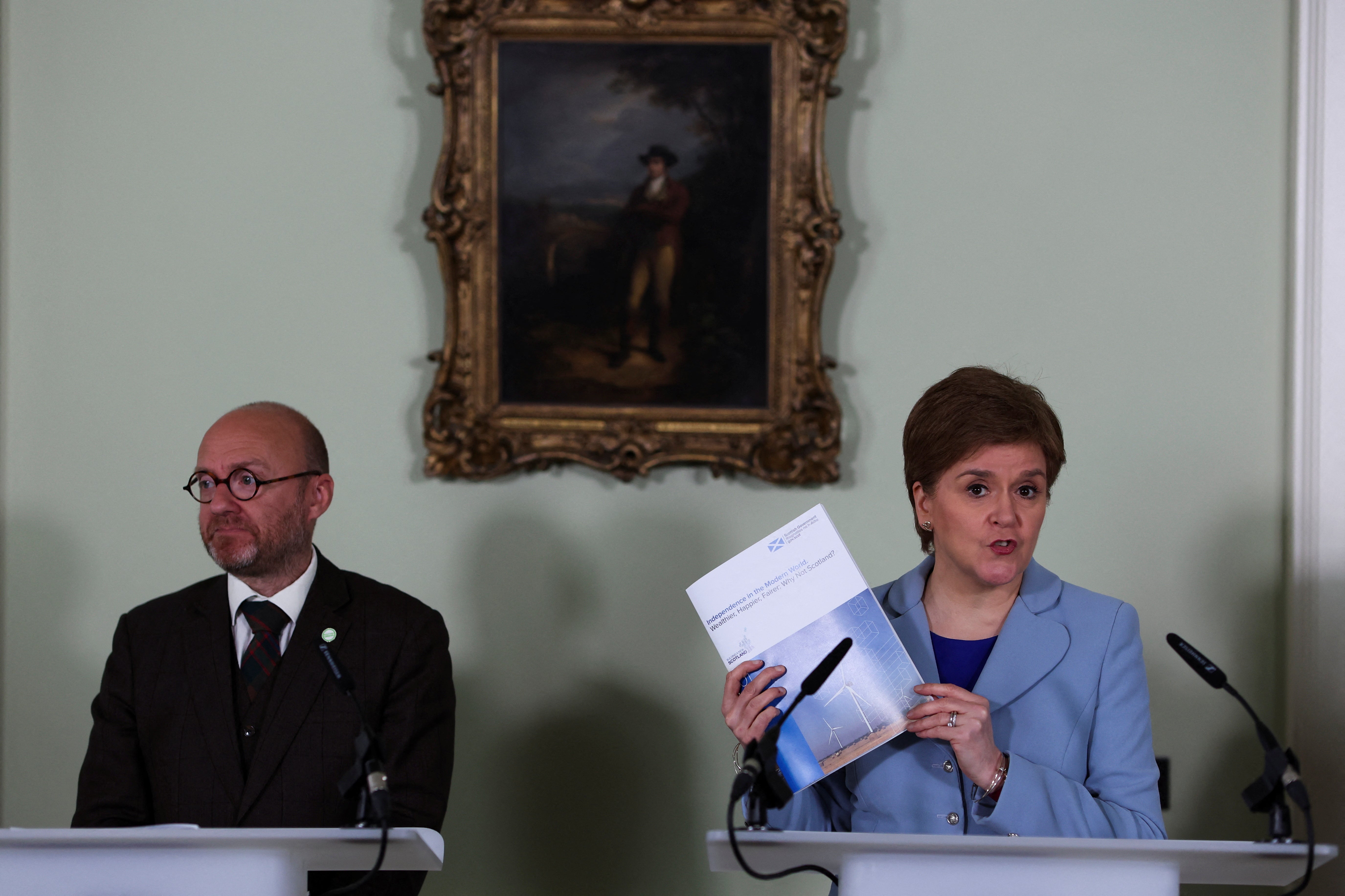 Nicola Sturgeon is publishing a series of papers on independence (Russell Cheyne/PA)