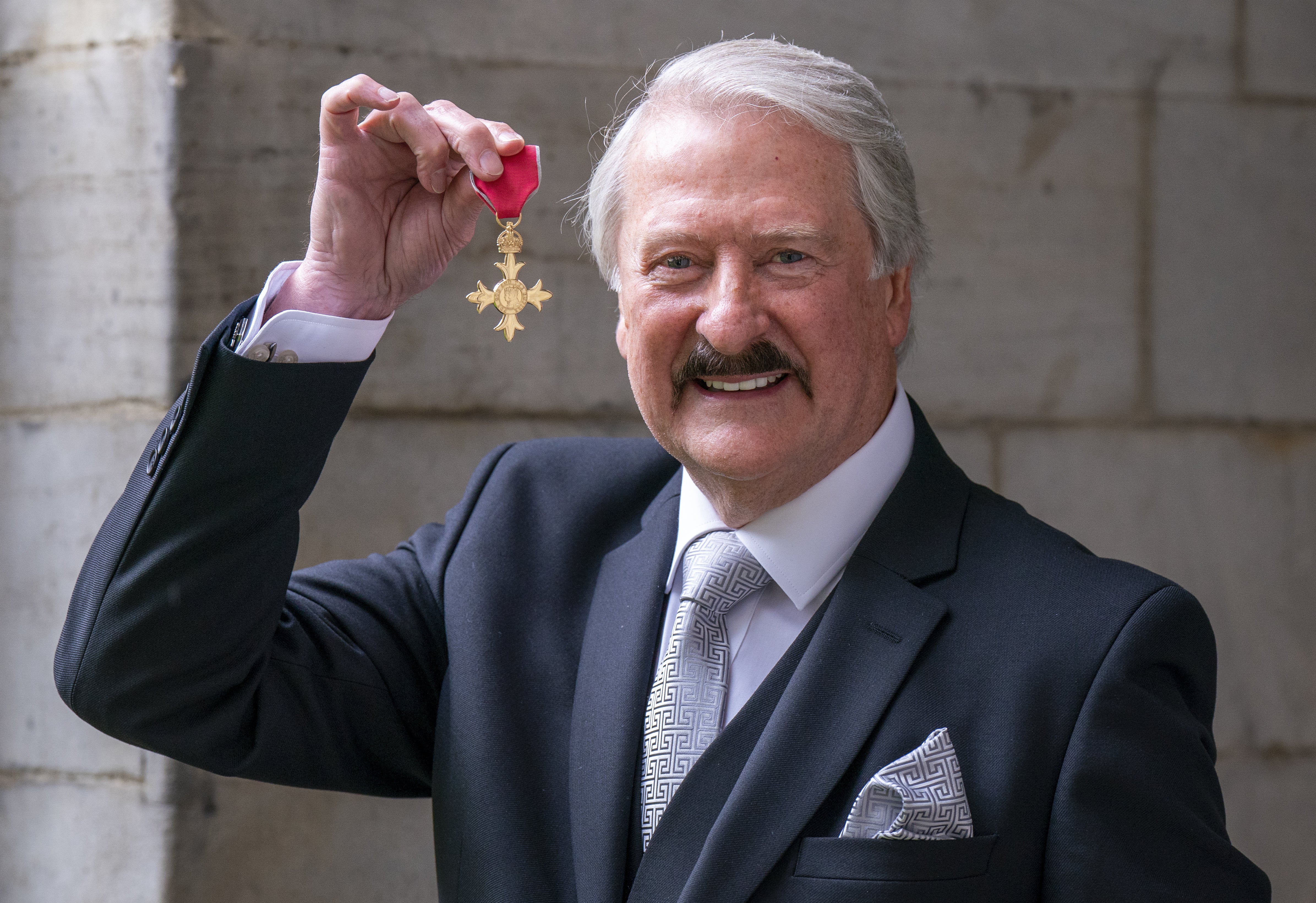 Richard Paterson at the investiture ceremony at the Palace of Holyrood House (Jane Barlow/PA)