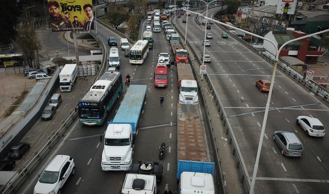 ARGENTINA-TRANSPORTE PROTESTA