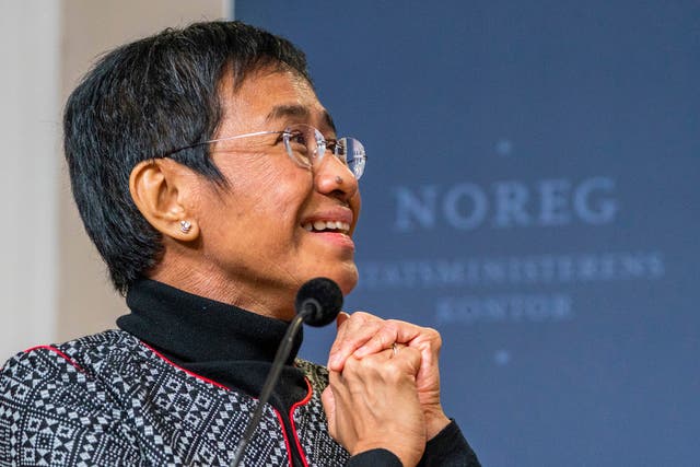<p>Maria Ressa is facing a slew of legal cases </p>