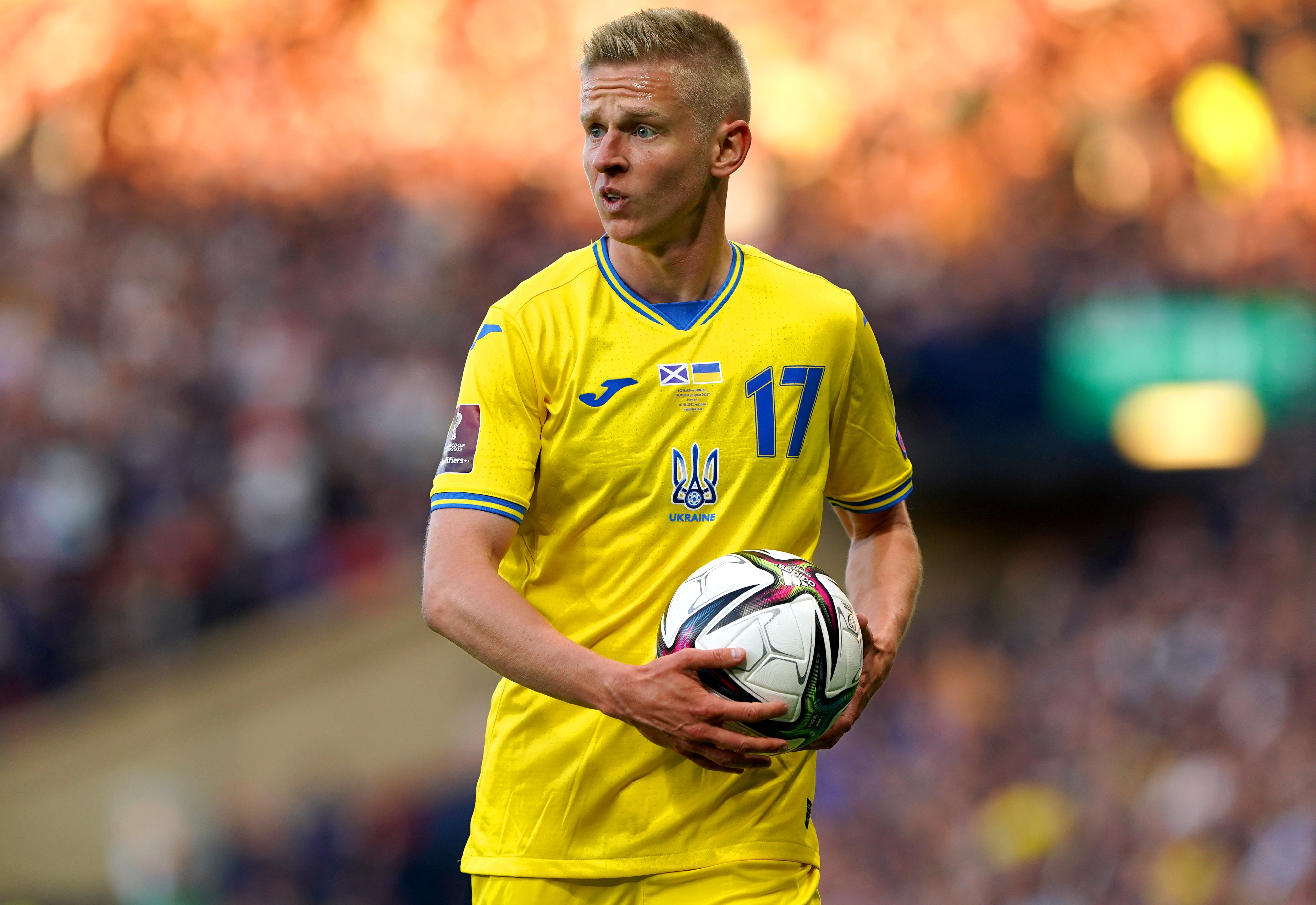 Ukraine’s Oleksandr Zinchenko is reportedly one of three City players Chelsea are planning to ‘swoop’ on (Andrew Milligan/PA)