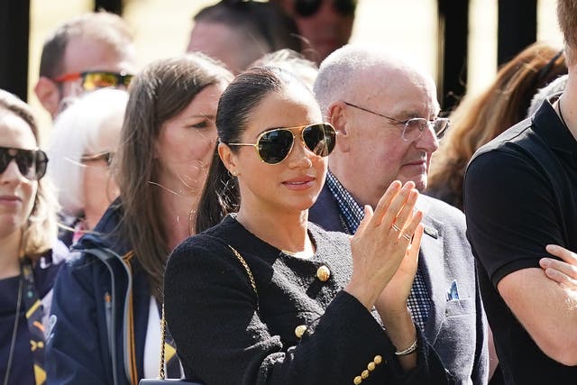 Meghan said the court’s decision was going to have a disproportionate effect on women of colour (Aaron Chown/PA)