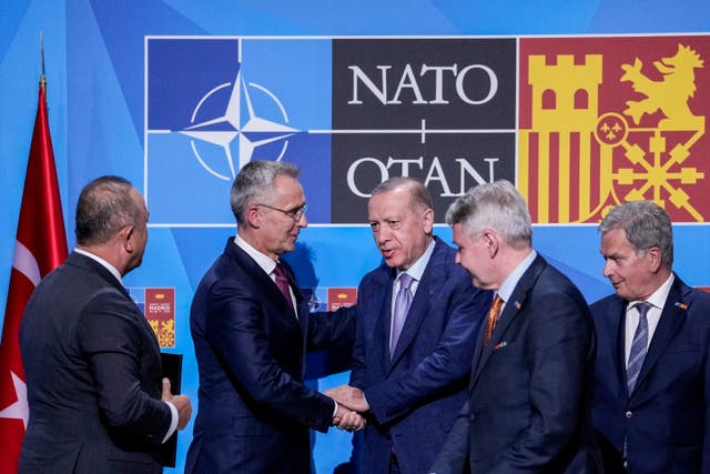 <p>APTOPIX Spain NATO Summit</p>