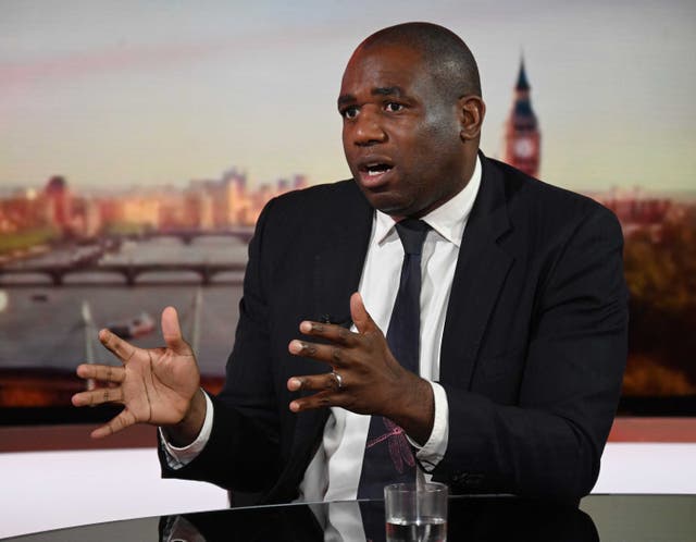 David Lammy (Jeff Overs/BBC/PA)