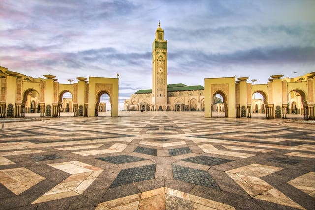 <p>Casablanca’s Hassan II Mosque, Morocco</p>