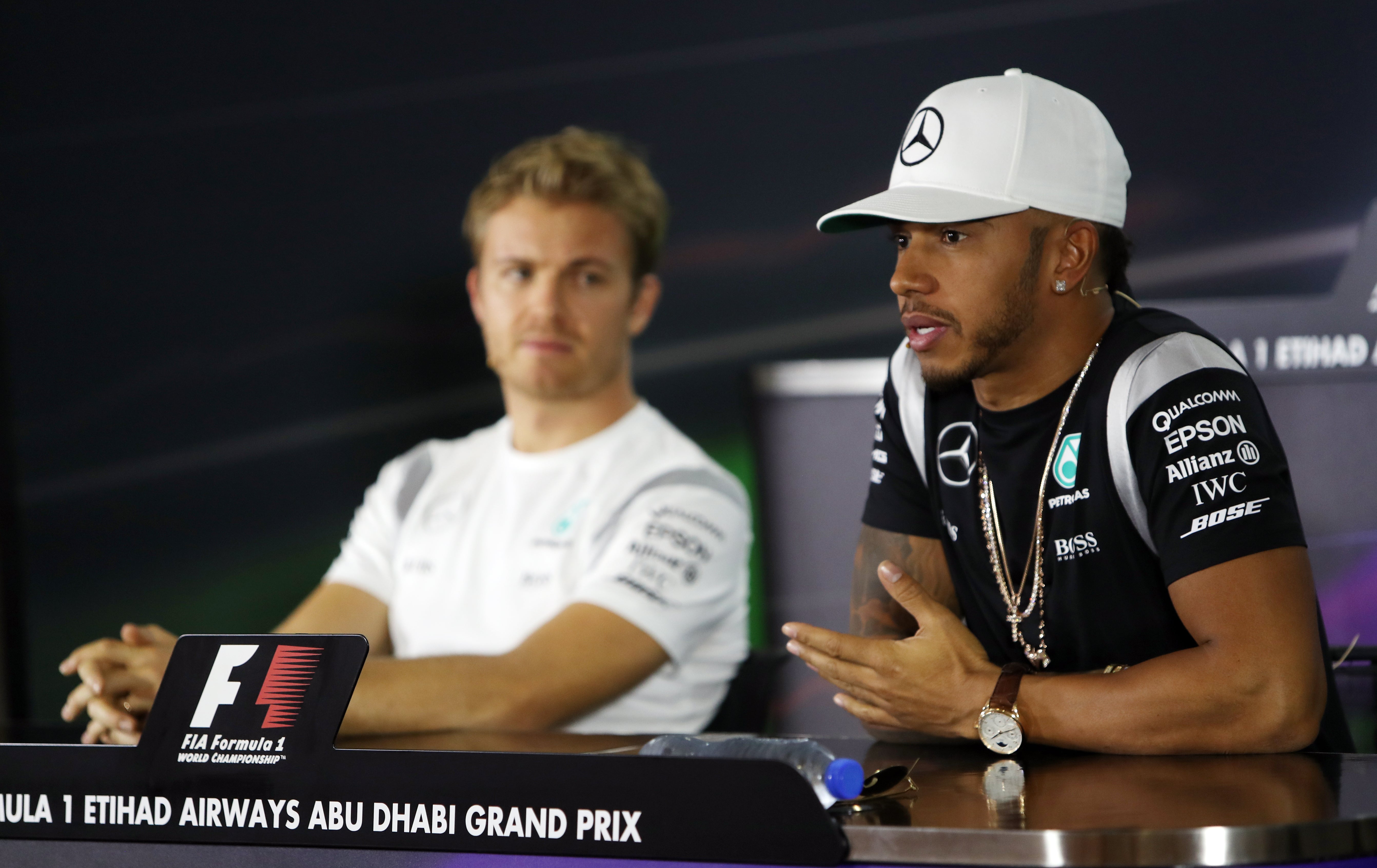 Hamilton and Rosberg were not always on good terms during their four seasons together at Mercedes (David Davies/PA)
