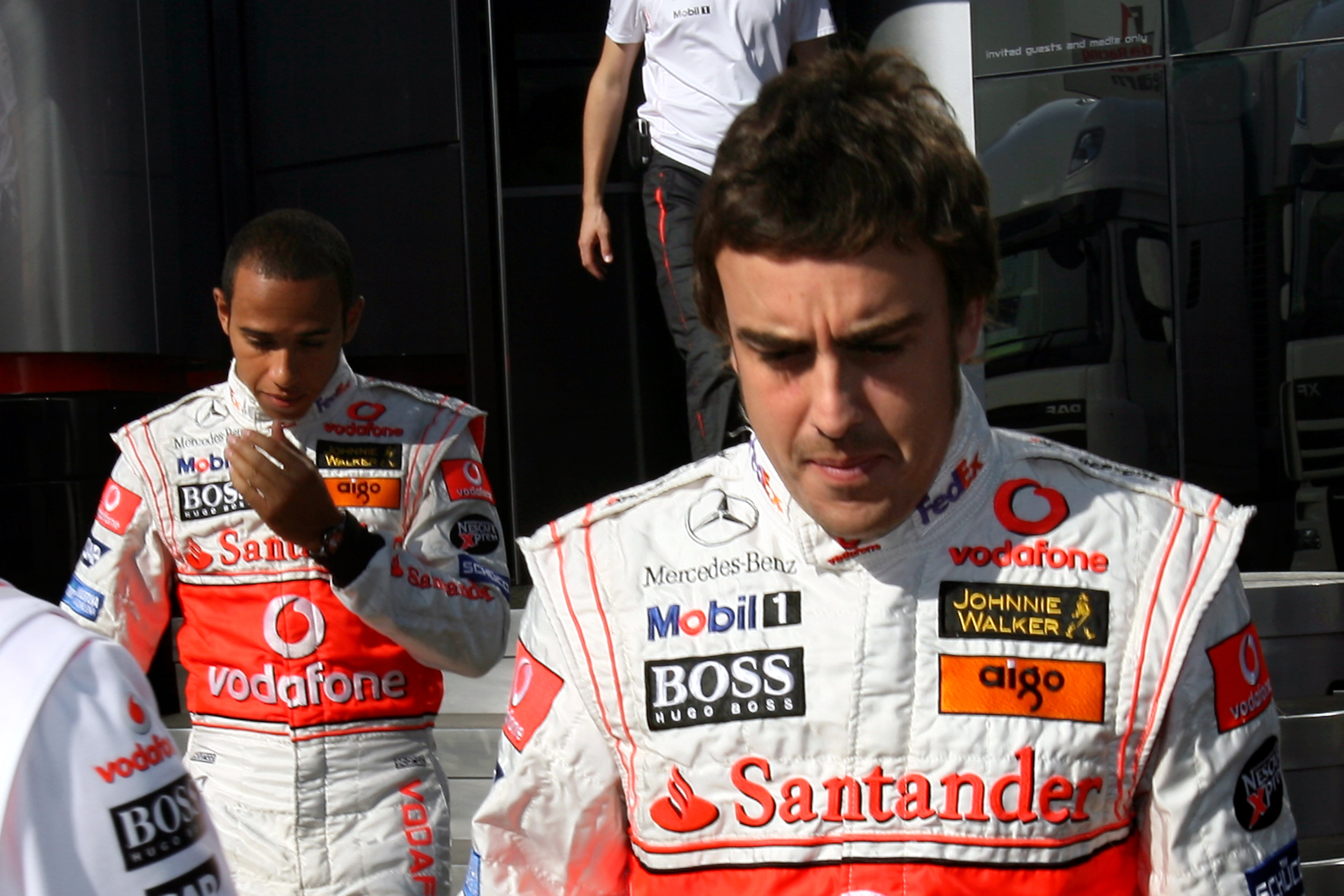 Alonso was a two-time defending world champion when he partnered Hamilton at McLaren in 2007 (David Davies/PA)