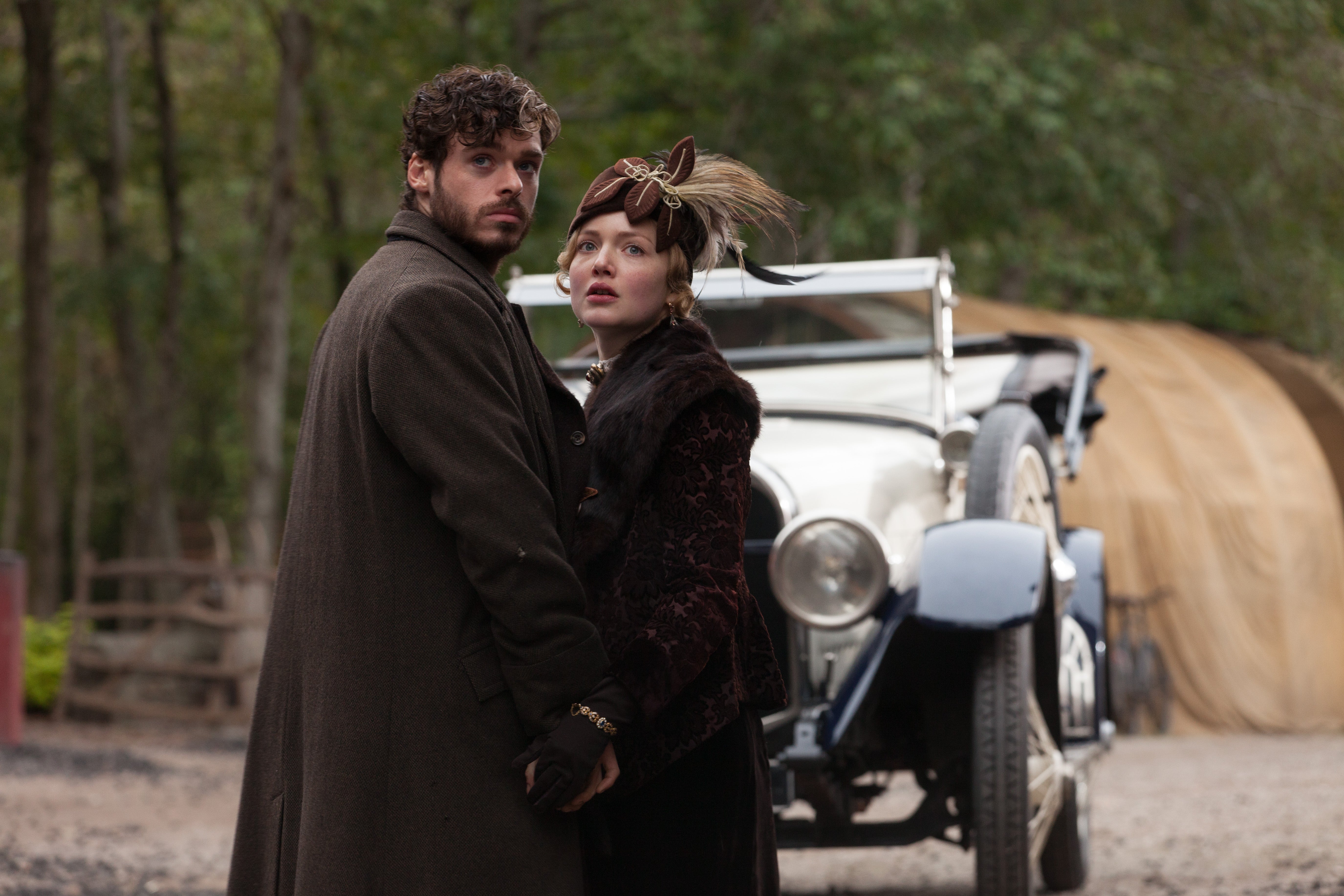 Richard Madden and Holliday Grainger in Jed Mercurio’s 2015 BBC TV adaptation of ‘Lady Chatterley’s Lover’