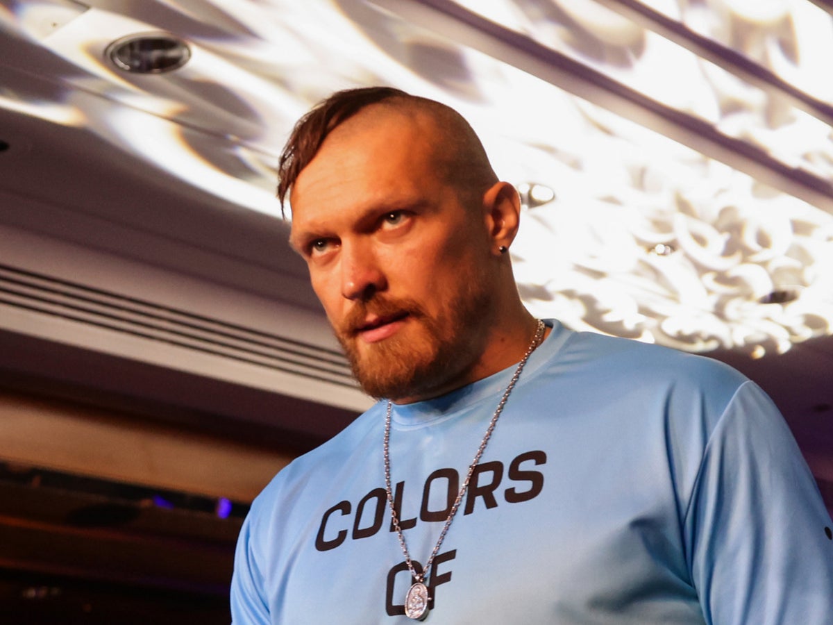 ‘He’s afraid of me’: Oleksandr Usyk slams Tyson Fury for avoiding potential fight for undisputed status