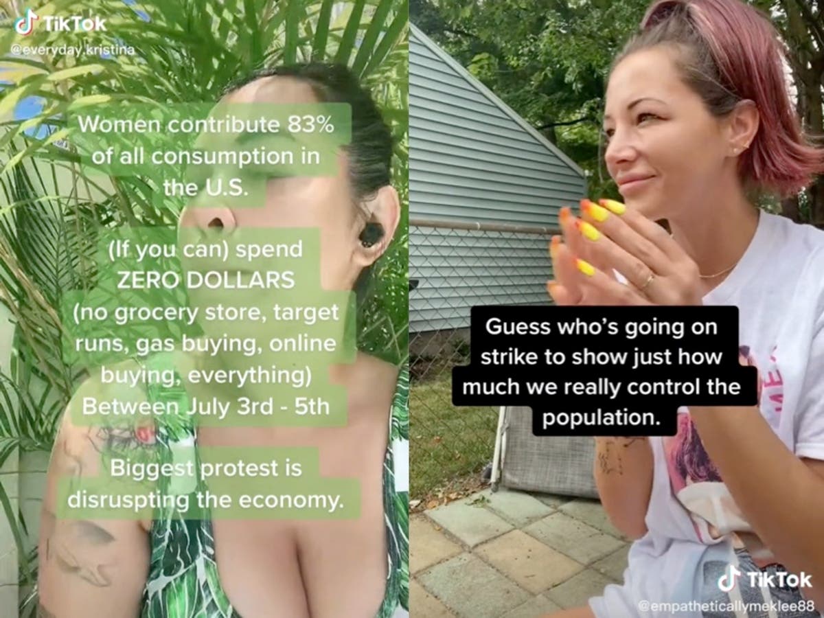 Women on TikTok plan purchasing boycott in protest of Roe v Wade reversal: ‘No buy July’