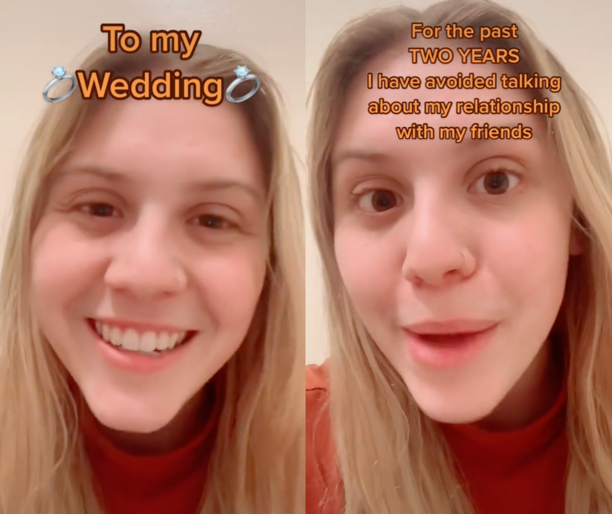 Woman sparks debate after revealing that her friends didn’t know about her wedding until she sent invitations