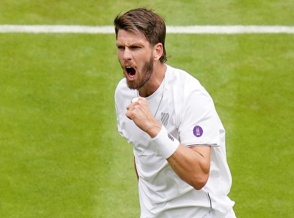 Cameron Norrie beat Jaume Munar in five sets to make the third round at Wimbledon (Adam Davy/PA)