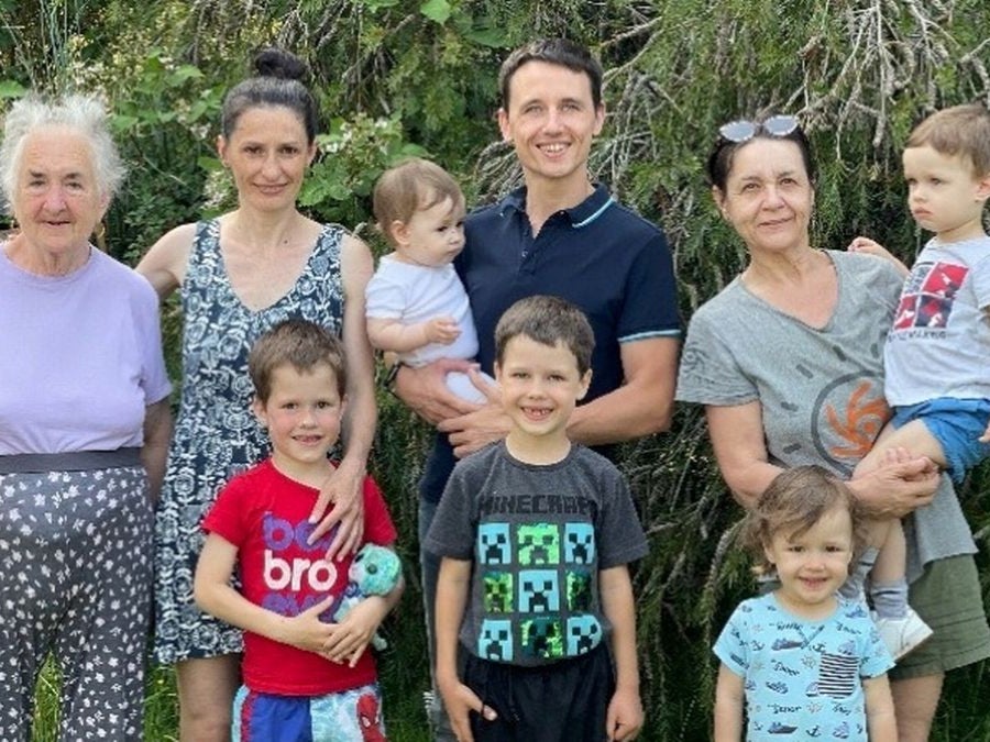 A family of nine who fled the war in Ukraine have raised more than £12,000 to secure a home in the UK after reportedly being asked to move out by their original host family