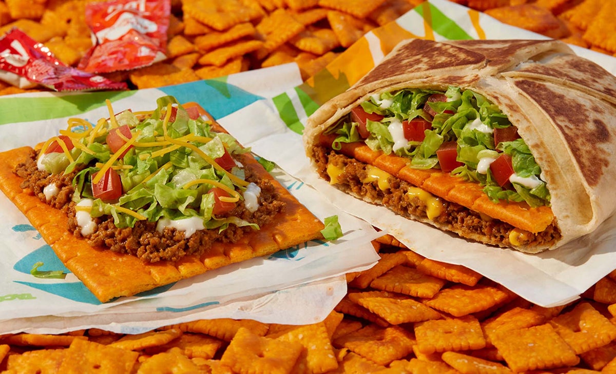 Taco Bell testa novo item de menu 'Big CheezIt Tostada', mas os