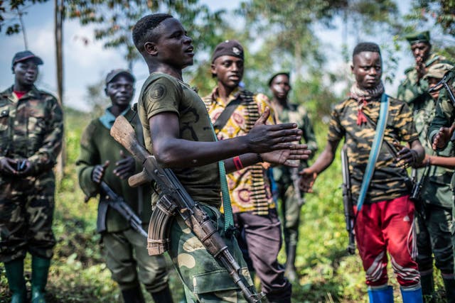 Congo Rebel Fighting