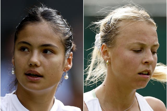 Emma Raducanu and Anett Kontaveit were two high-profile seeds to exit Wimbledon in the second round on Wednesday (Steven Paston/PA)