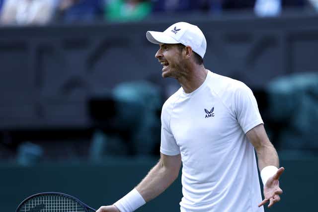 Andy Murray exited Wimbledon after a late-night loss to John Isner (Steven Paston/PA)