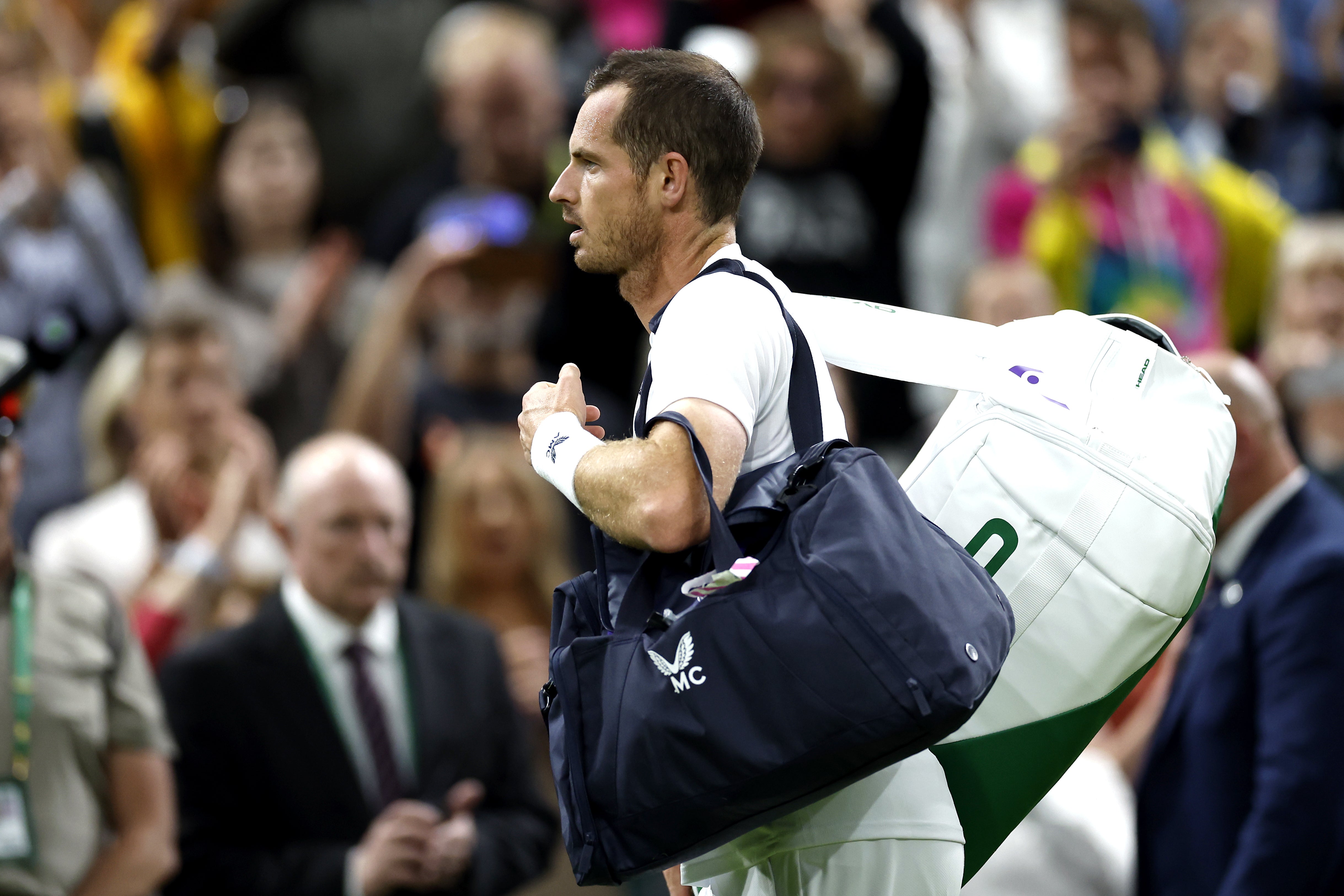 Andy Murray bowed out in four sets (Steven Paston/PA)