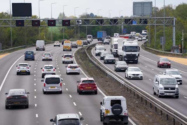 More than 1,300 UK lives could be saved each year if proven road safety interventions were introduced, according to new research (Jacob King/PA)